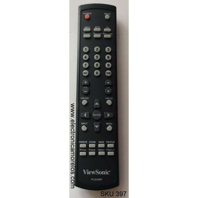 CONTROL REMOTO VIEWSONIC / RC00088P / N3250W-L  / N3250WL / A00006621